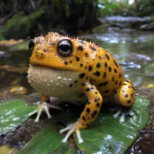 Pufferfish + Strawberry frog
